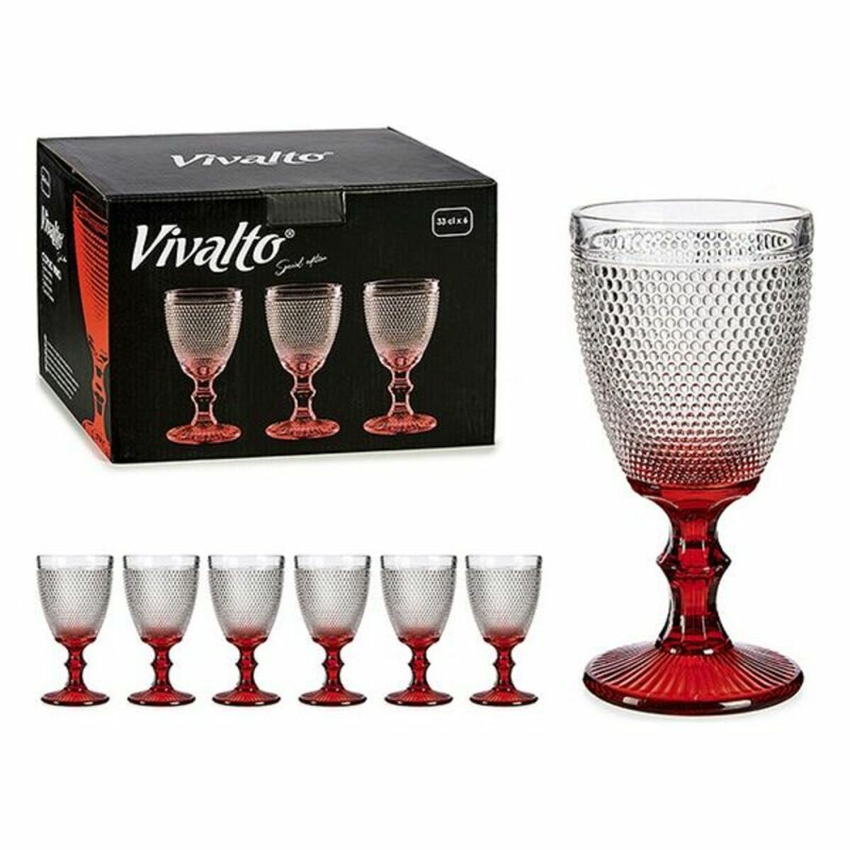 Vinglas Vivalto 330 ml 33 cl (6 enheder)